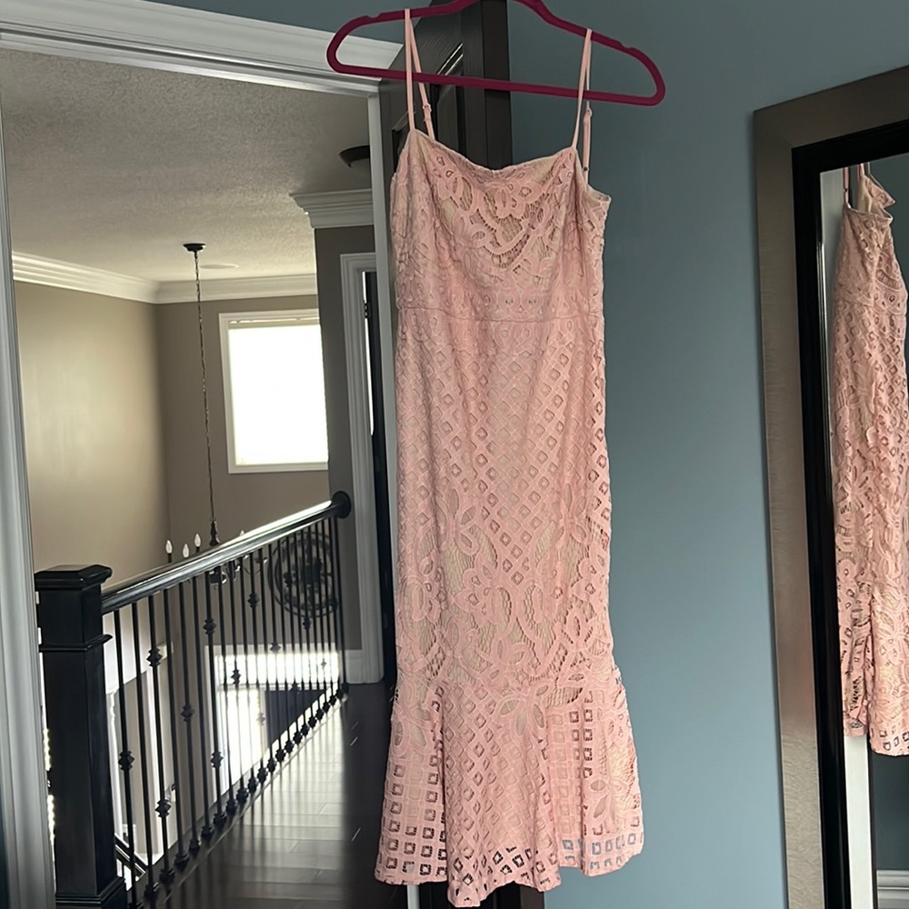 Lulu pink dress with tag on!